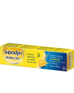 SUPRADYN RICARICA 50+ 15 COMPRESSE EFFERVESCENTI